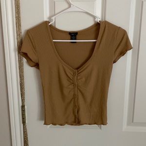 Xs brown tan up top from rue 21! Never worn
